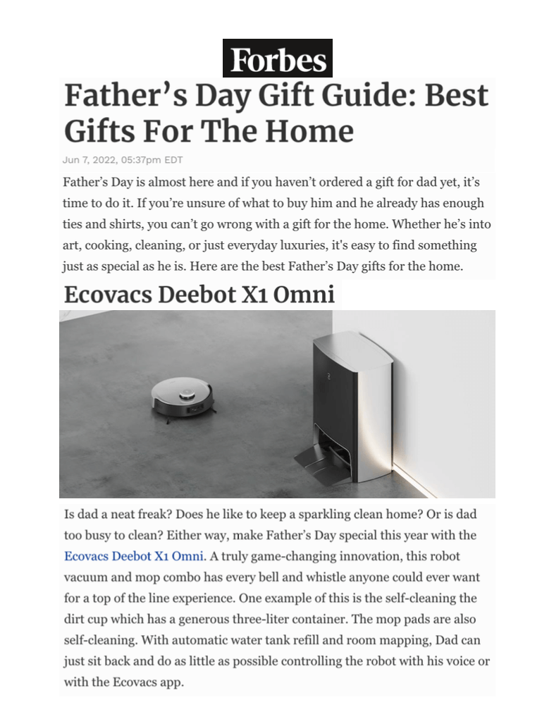 Forbes Ecovacs
