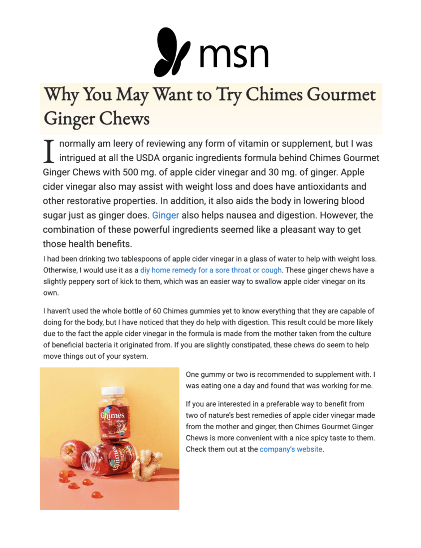 Why You May Want to Try Chimes Gourmet Ginger Chews
Featured Brands include:Chimes Gourmet

Read More
