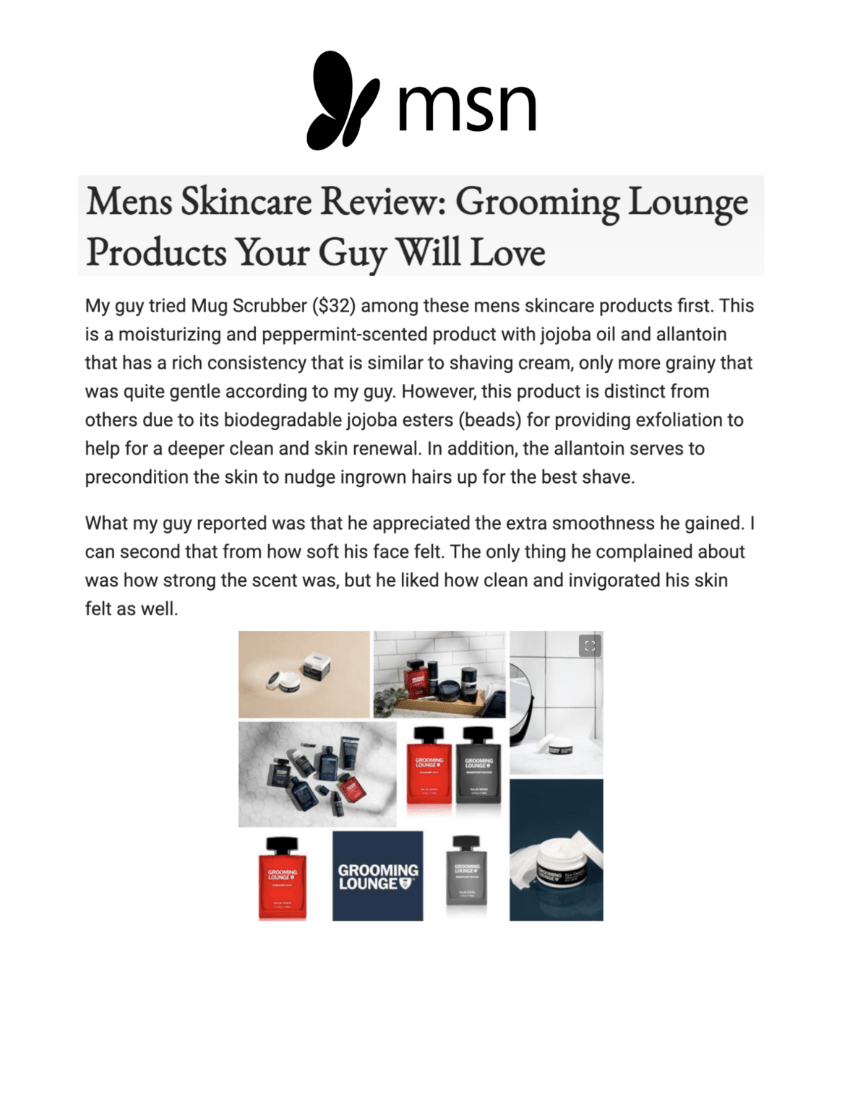 Mens Skincare Review: Grooming Lounge Products Your Guy Will Love
Featured Brands include:Grooming Lounge

Read More