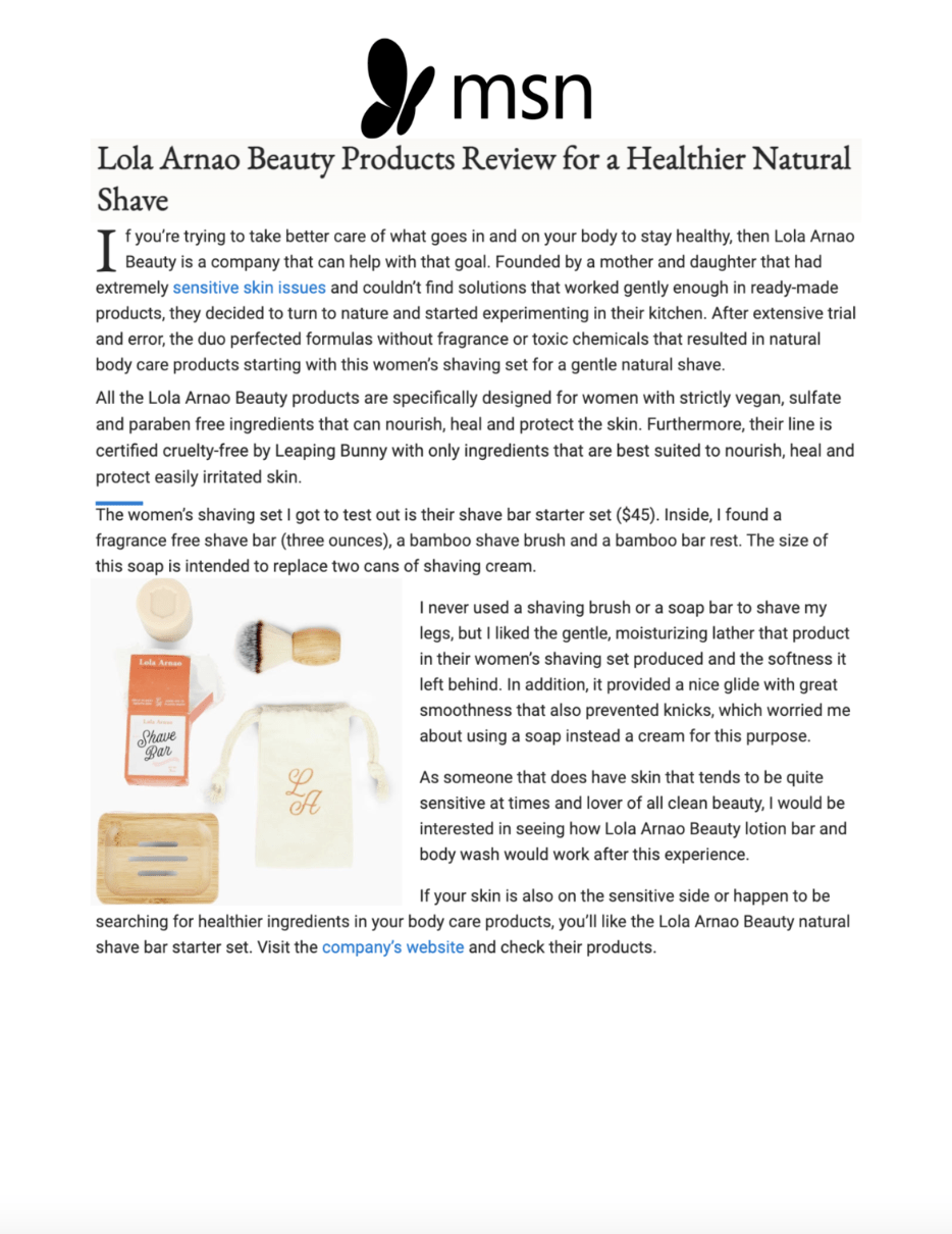 Lola Arnao Beauty Products Review For A Healthier Natural Shave
Featured Brands include:Lola Arnao

Read More