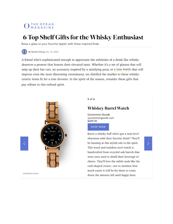 6 Top Shelf Gifts for the Whisky Enthusiast
Featured Brands include: Uncommon Goods

Read More
