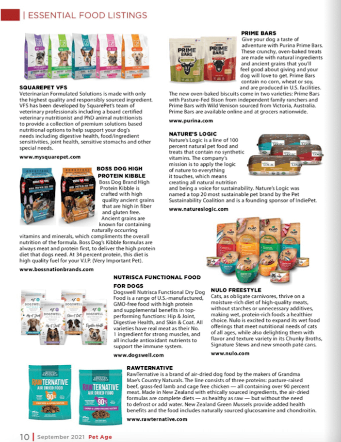 Essential Food Listings
Featured Brands include:Solid Gold

Read More