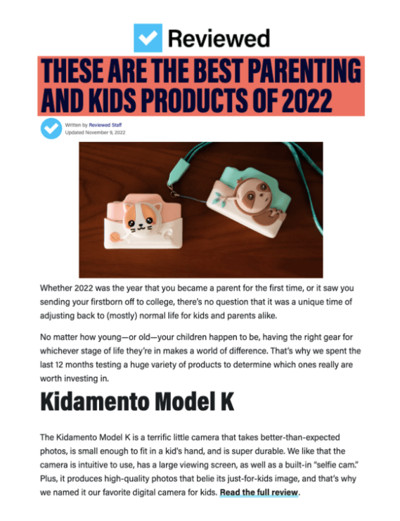 These Are The Best Parenting and Kids Products of 2022
Featured Brands include:Kidamento

Read More