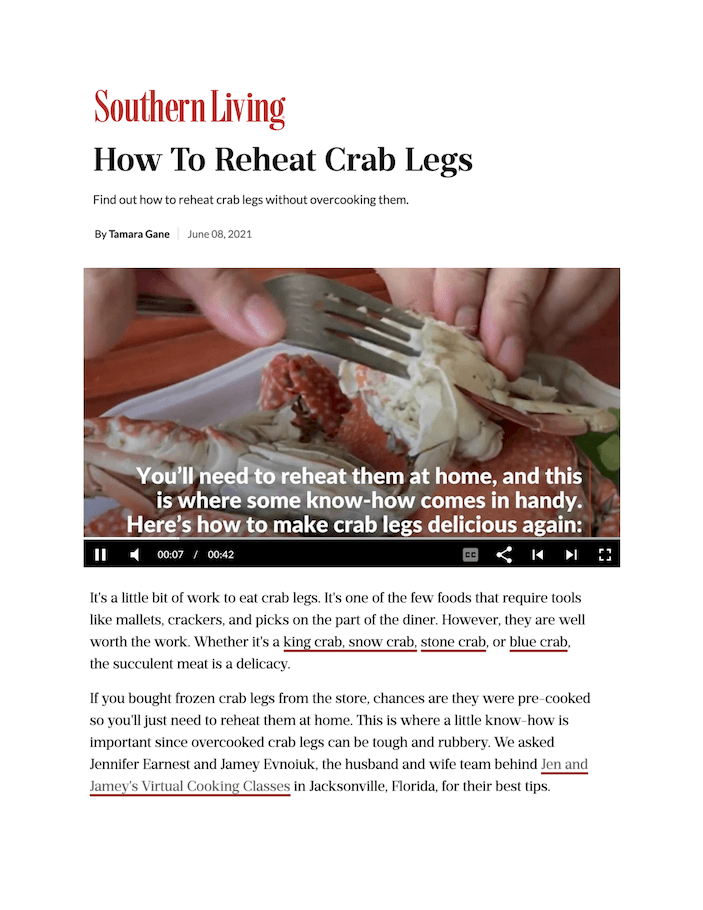 How To Reheat Crab Legs
Featured Brands include:Jen and Jamey's Virtual Cooking Classes

Read More
