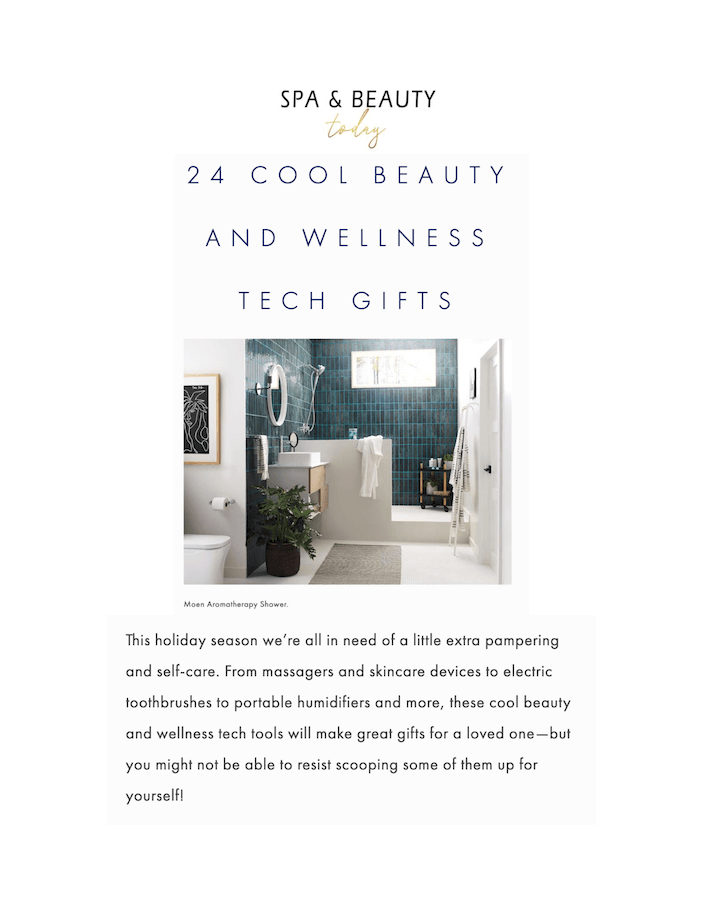 22 Cool Beauty and Wellness Tech Gifts
Featured Brands include: Moen, GLO Lit

Read More