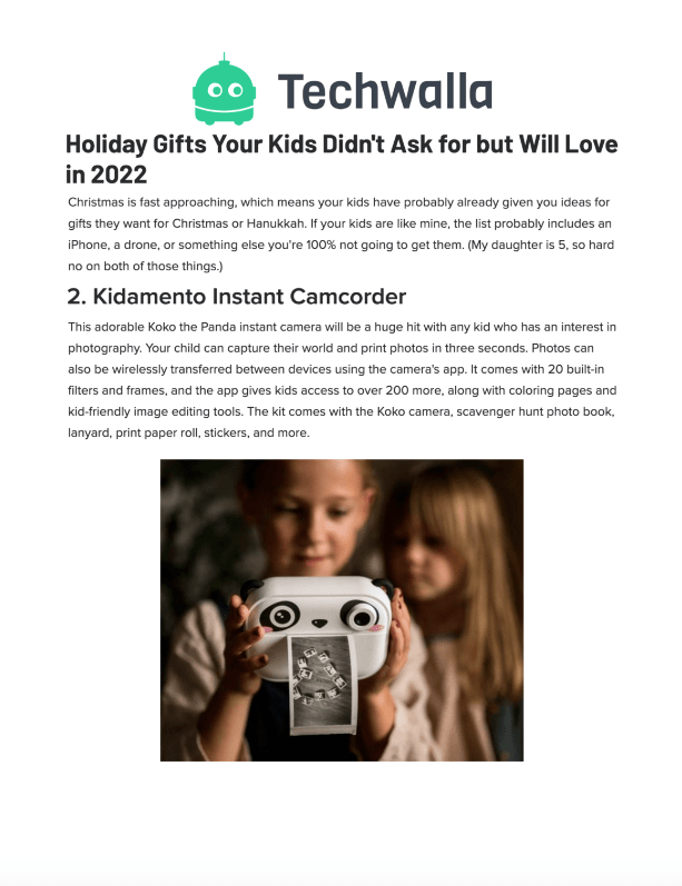 Holiday Gifts Your Kids Didn't Ask For But Will Love in 2022
Featured Brands include:Kidamento

Read More