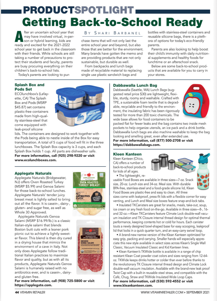 Getting Back-to-School Ready
Featured Brands include:Dabbawalla Bags

Read More