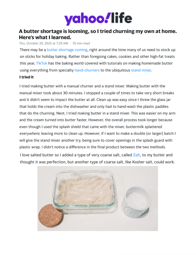 A butter shortage is looming, so I tried churning my own at home. Here's what I learned.
Featured Brands include:Zalt

Read More